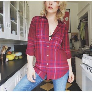 Boyfriend Fit Button Up